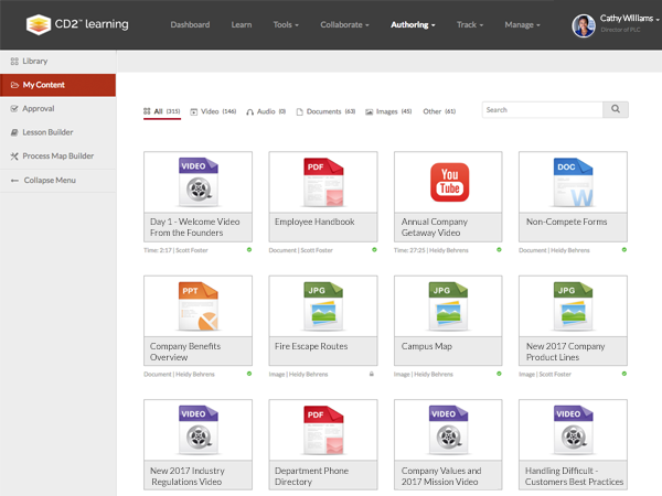 Built-in CMS
