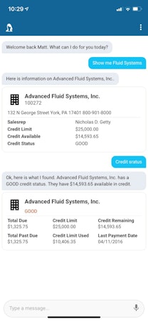 EVA Customer Info