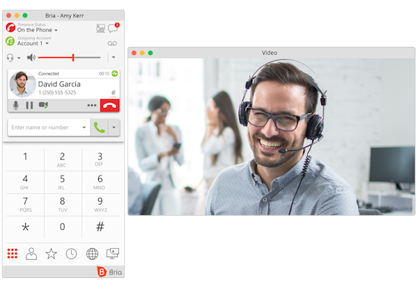 Desktop: In Call