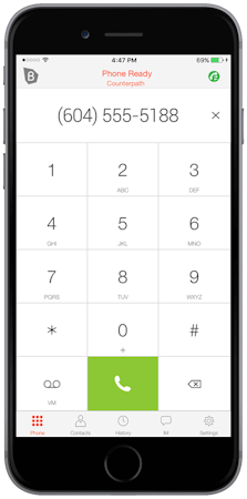Mobile: Dial Pad