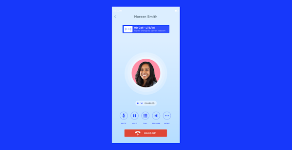 Mobile active call