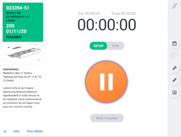 Paperless job tracking to control actual labor costs