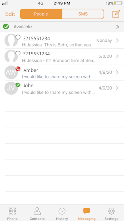 Vonix Flex Business Texting App