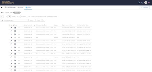 Configure One CPQ - Orders