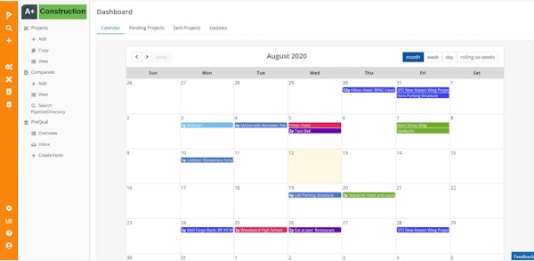 Project Calendar