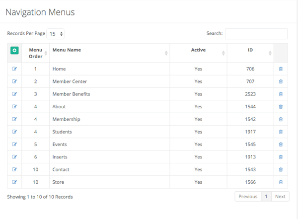 Customizable interface