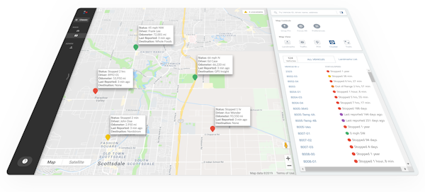 EcoTrack Fleet Management - Mapping Platform