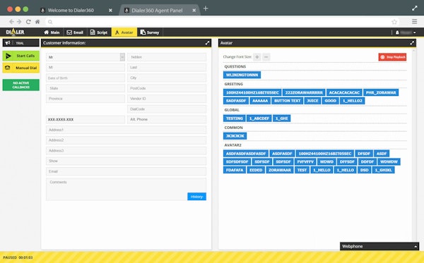 Configure settings