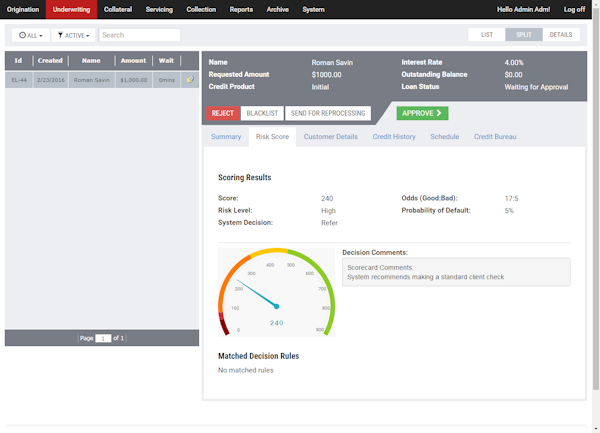 Automated scoring