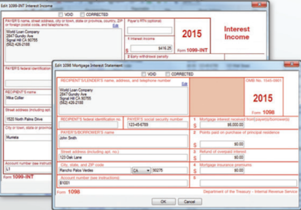 Tax forms
