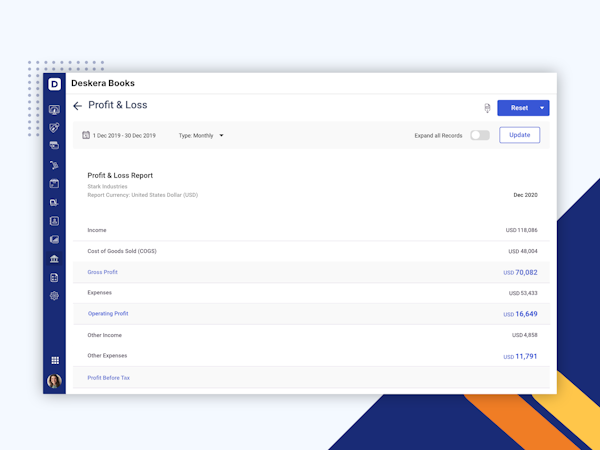Deskera Books - Financial Statements