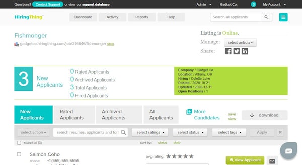 Job profile and overview