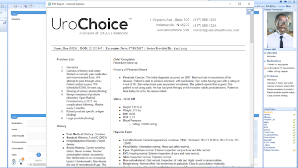 UroChoice Professional Notes
