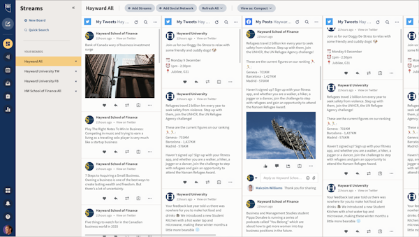 Hootsuite Social Media Monitoring