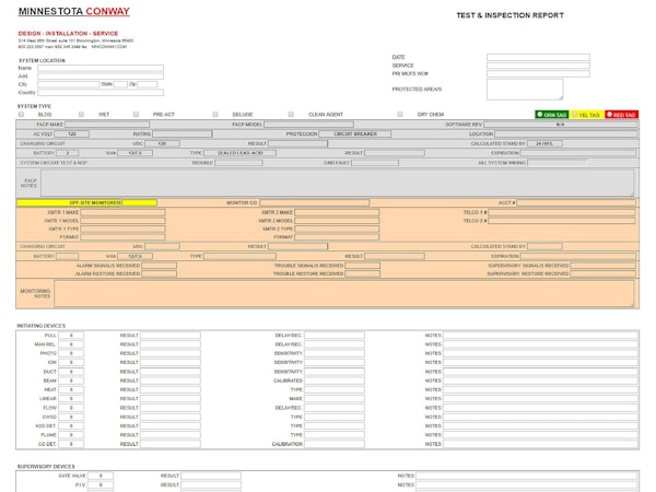 Mobile Inspection Forms