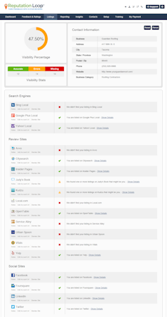 Listing management