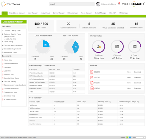 Streams admin dashboard