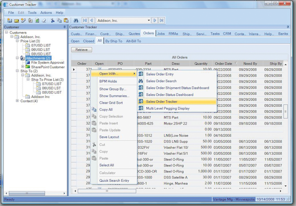 Epicor tracker