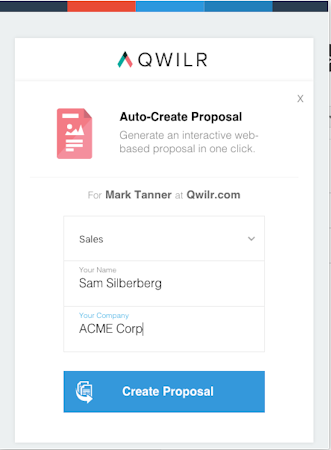 Automated proposals