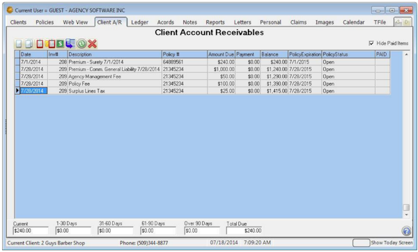 Accounts receivable
