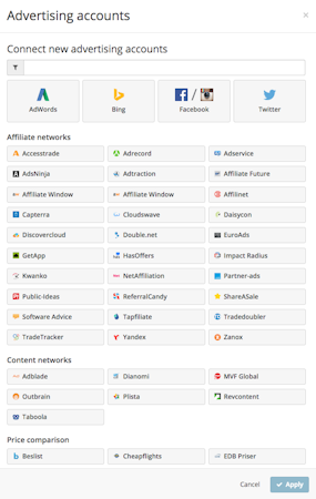 Connect accounts