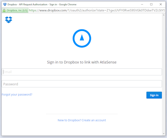 Dropbox integration