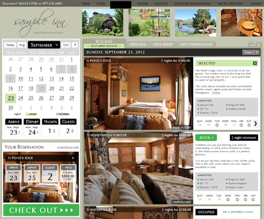 Online booking