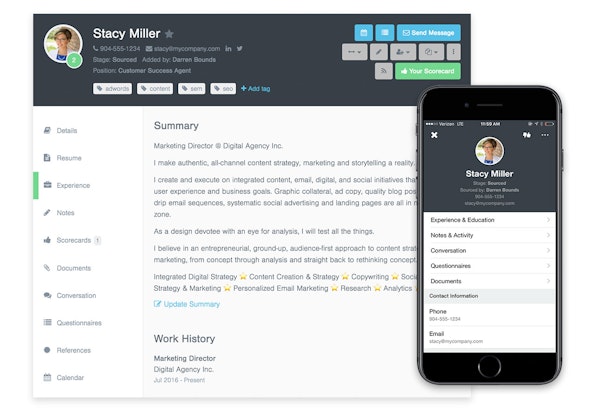 Candidate profile