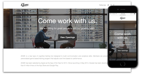 Career portal
