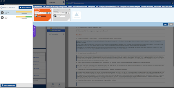 Multi-step reviewer workflow