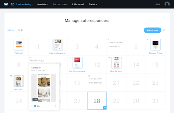 GetResponse - Auto-responders