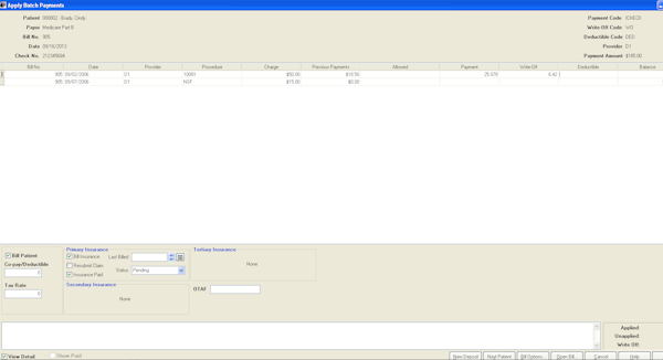 Batch payments
