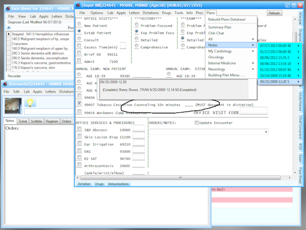 Demo working encounter