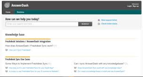 AnswerDash marketplace