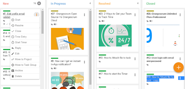 Kanban chart