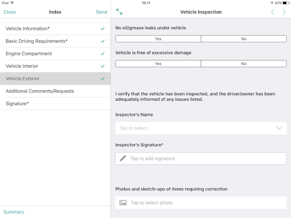 Task checklists