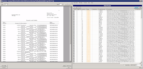 QuickBooks import/export