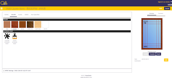 Image based web entry
