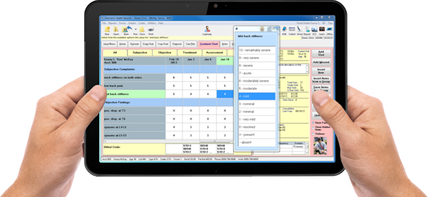 Tablet with EHR
