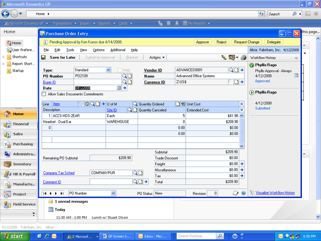 microsoft dynamics accounting software price