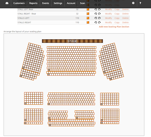 Venue seating
