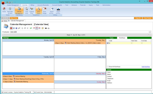 Calendar Management