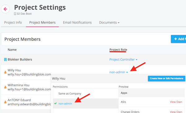 Add project members
