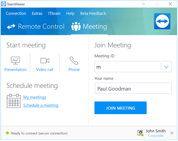 teamviewer for meetings download