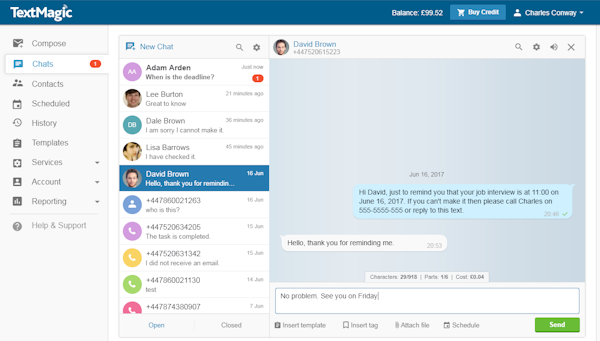 Chat list