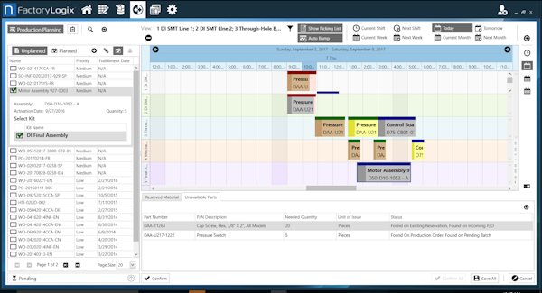 Production planning and scheduling