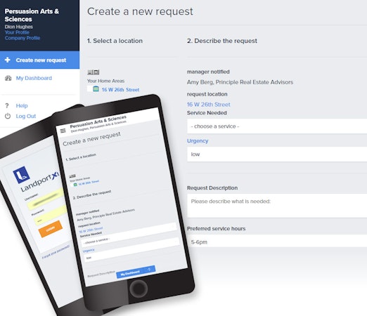 Landport create new requests