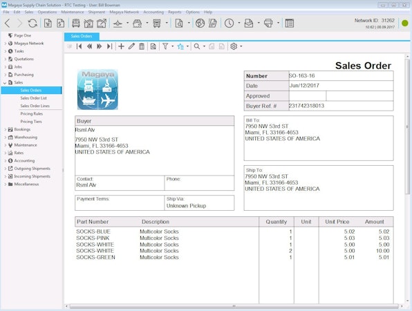 Sales order