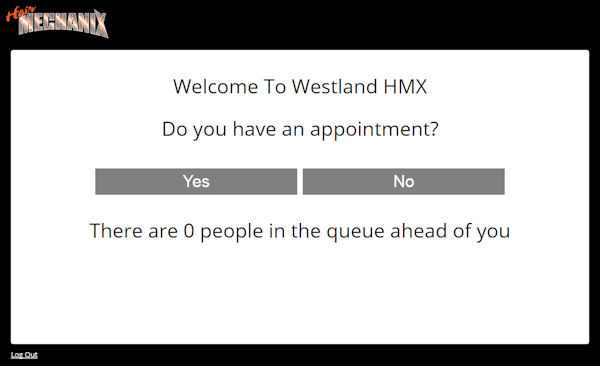 Customer check-in