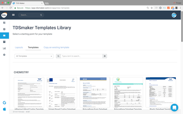 Template library